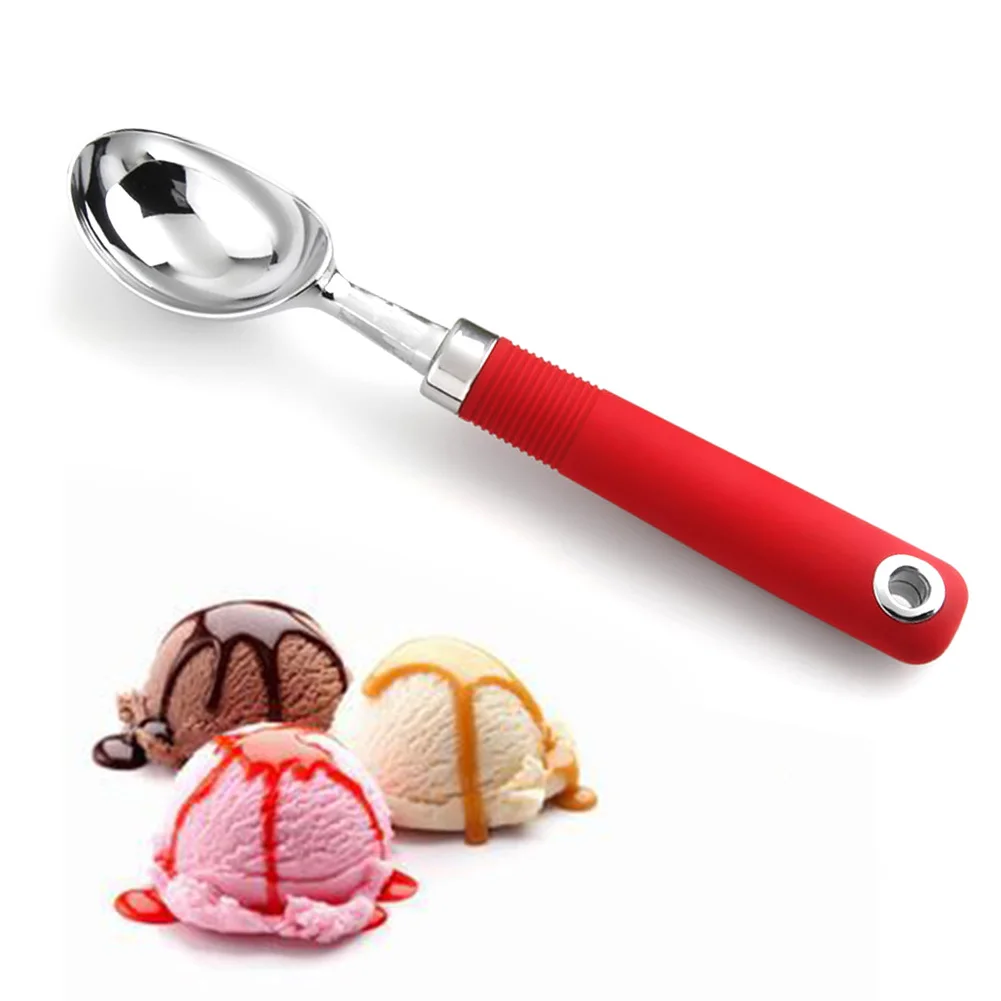 

Home Non-stick Spade Heavy Duty Dessert Practical Portable Plastic Handle Kitchen Stainless Steel Durable Ice Cream Scoop Safe