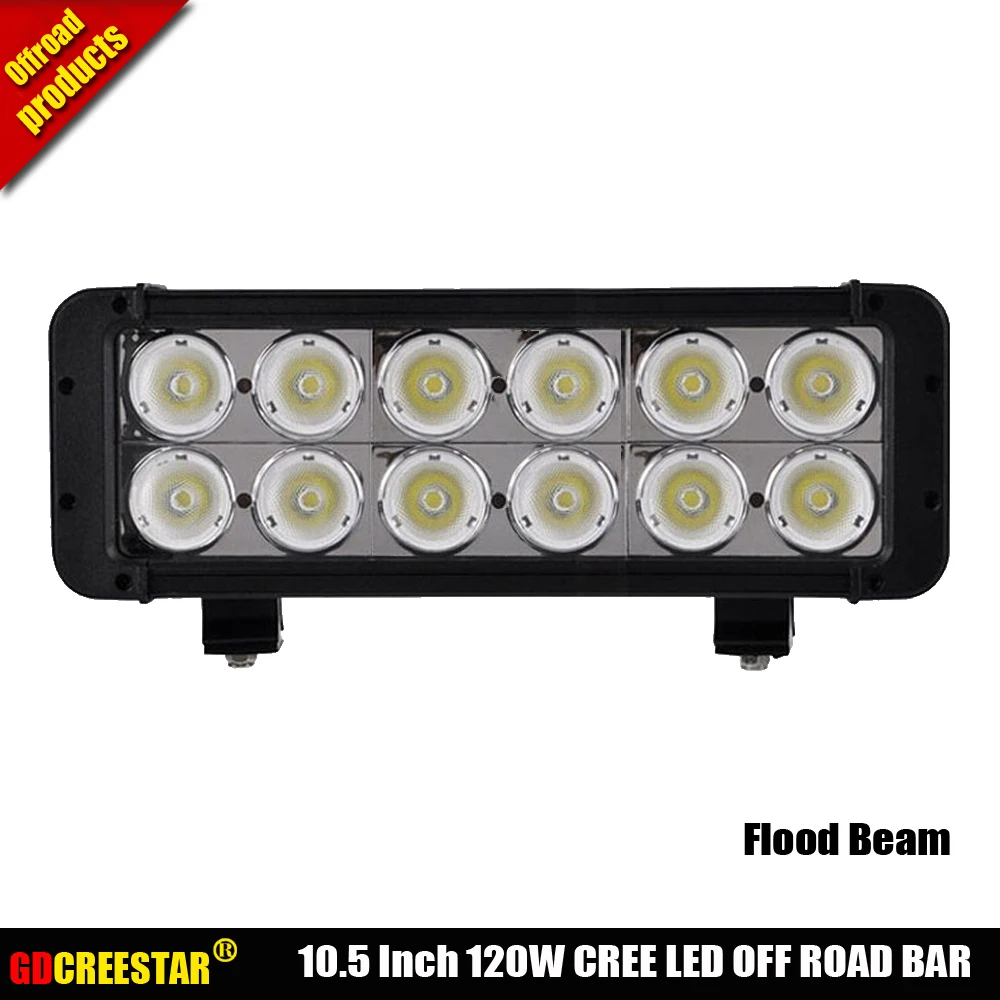 10.5inch Dual Row 120W LED Off road Light Bar for Tractor Boat 4WD 4x4 Truck SUV ATV 12V 24V Narrow