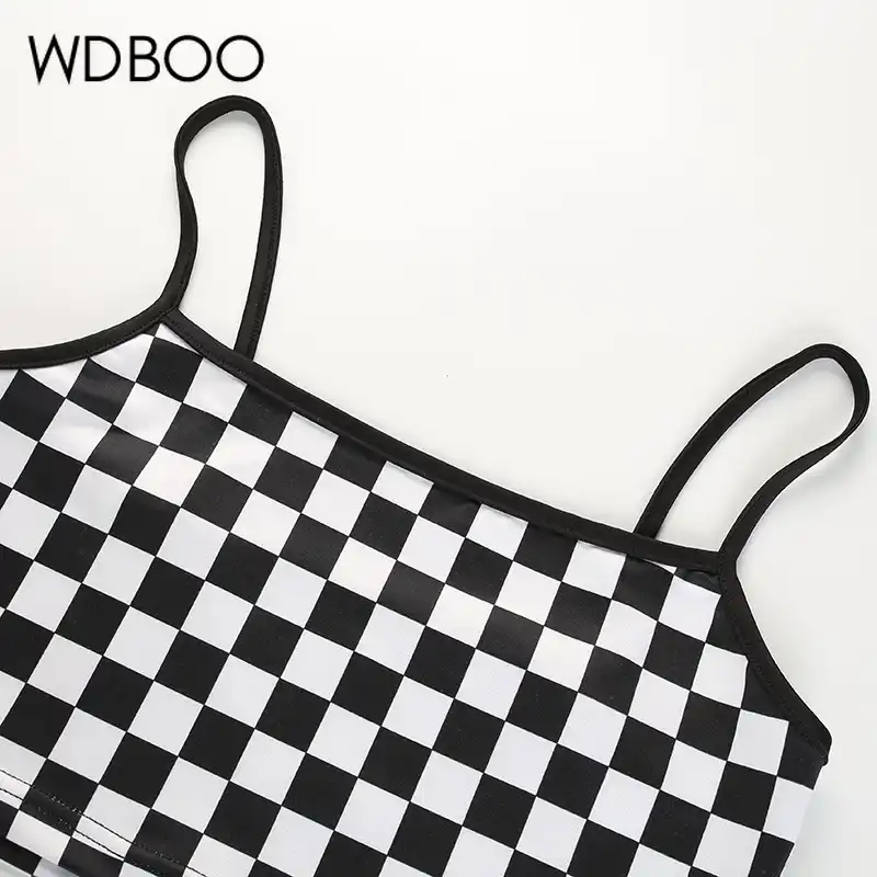 checkerboard bralette