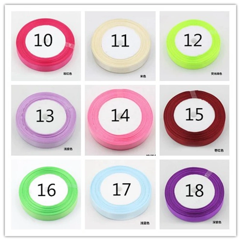  40mm 25Yard Pretty Silk Satin Ribbon 22M Wedding Party Decoration Invitation Card Gift Wrapping Scr