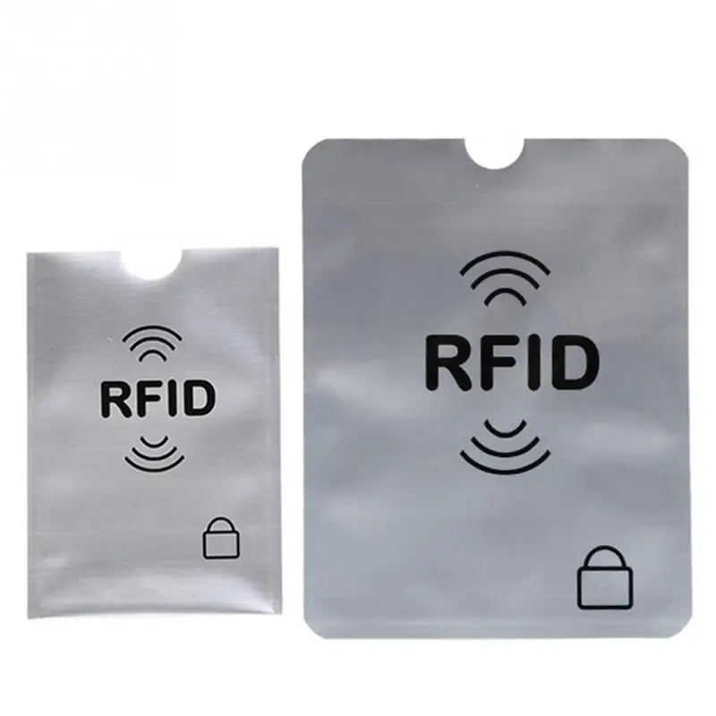 10 шт. удобный чехол для карт ультратонкий RFID Pro протектор держатель для карт прочный паспорт алюминий