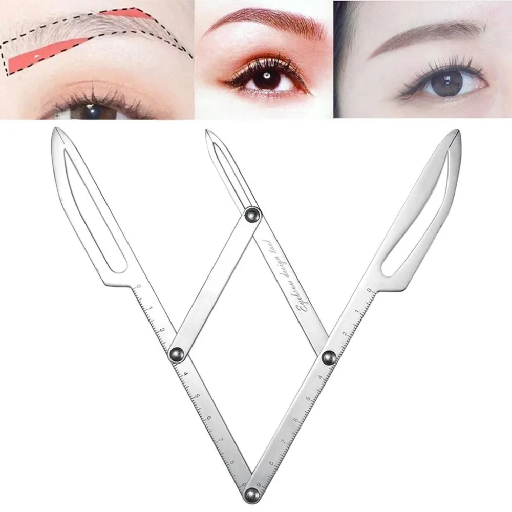 

Sexy Beauty Makeup Tattoo Eyebrow Tool Golden Ratio Ruler Brow Shaping Stencil Measure Template