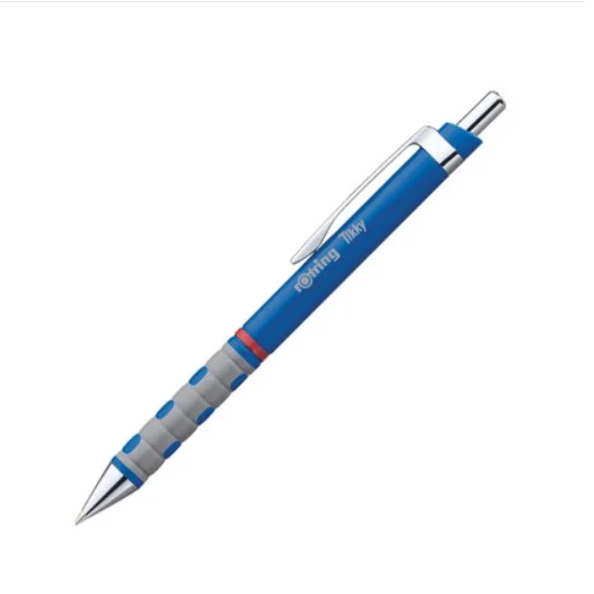 Rotring Tikky шариковые ручки высокого качества пластиковые ручки синие чернила M ручка канцелярские 1 шт - Цвет: blue