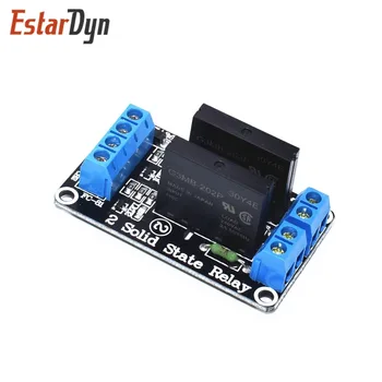 

10PCS 5V 2 Channel SSR low Level Solid State Relay Module 240V 2A H53