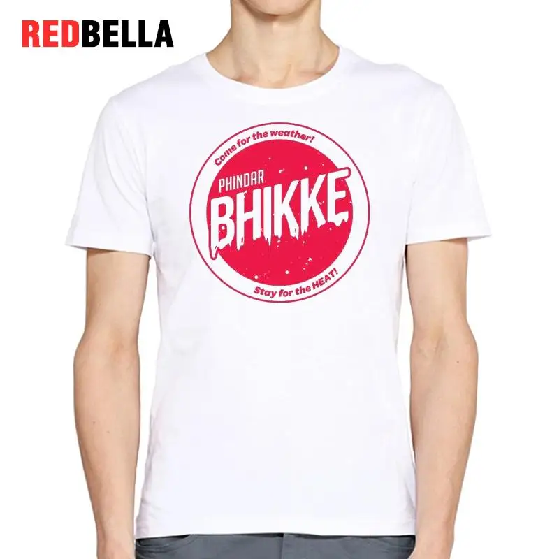 REDBELLA футболка Для мужчин забавная круговой рисунок в виде надписи мультфильм Homme