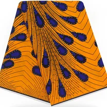 Африканская ткань Африканская восковая ткань с камнем батик Анкара ткань для платья 6 ярдов хлопок ткань для лоскутного TZ-A1