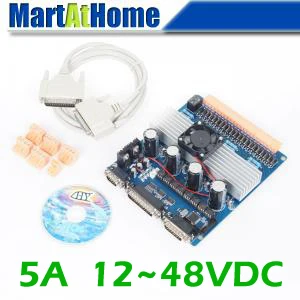 

Intelligent CNC 4 Axis TB6600 Stepper Motor Driver Board 5A Adjustable, DC 12~48V Power Supply #SM578 @SD