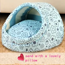 HERMOSO, новинка,, Осень-зима, плюшевый домик для маленьких собак, сумка для кошек, питомник и ручки, кровать для собак, палатка, поставляется с подушкой для собак