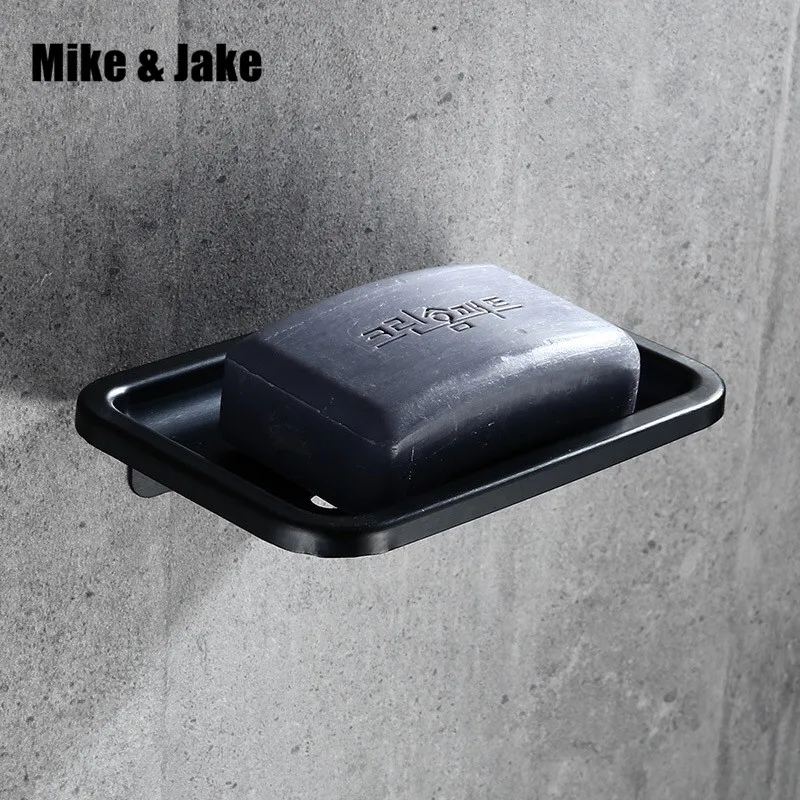 Space aluminum Soap Dish/Holder US style Black soap holder bathroom