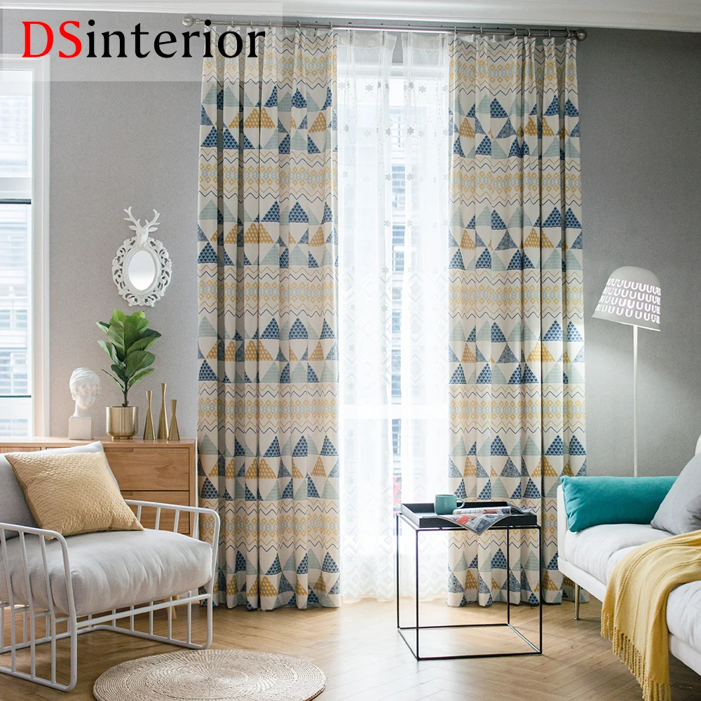 Buy DSinterior modern design polyester cotton window