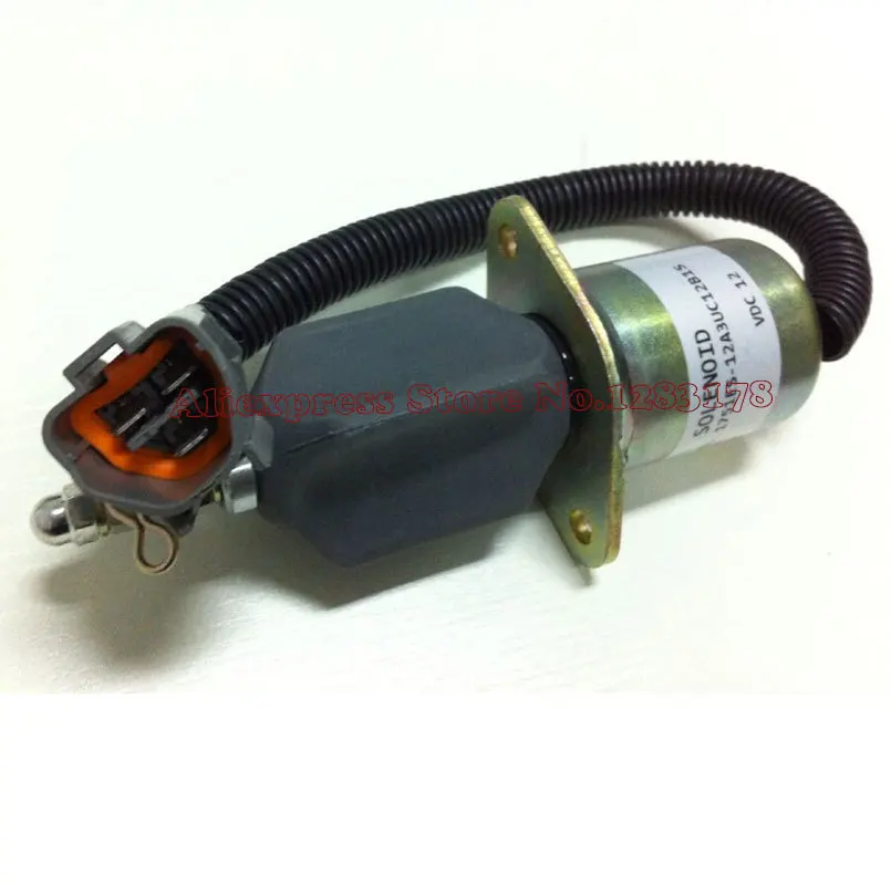 Desligamento de Combustível R60-5 para Yanmar Solenóide Escavadeira Hyundai Motor-rápido Frete Grátis 1751es-12a3uc12b1s 3 Cheap Peças e acessórios do gerador