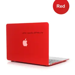 Популярные Красные Crystal Case для Apple Macbook Air Pro retina 11 12 13 15 крышки ноутбука сумка для Mac book 13,3 дюймов