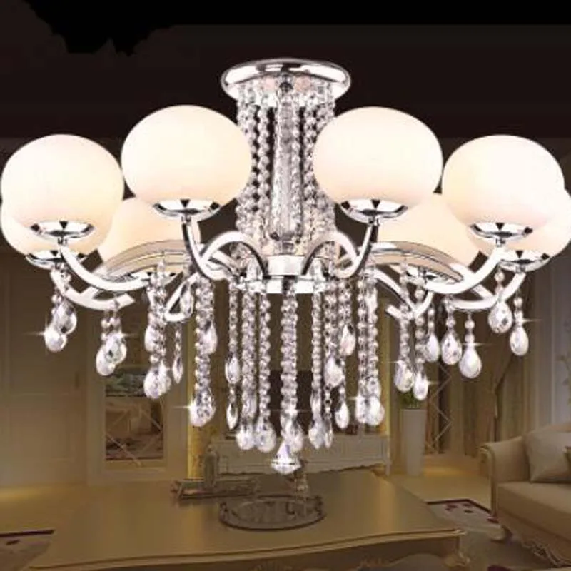 

modern minimalist fashion LED Pendant Lights crystal ceiling living room bedroom dining room ceiling pendant lamps LU80236