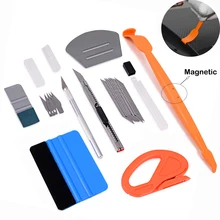 EHDIS оконный оттенок автомобиля фольга тонировочный инструмент углеродное волокно пленка магнит Ракель виниловая пленка наклейка резак нож комплект автомобильные аксессуары