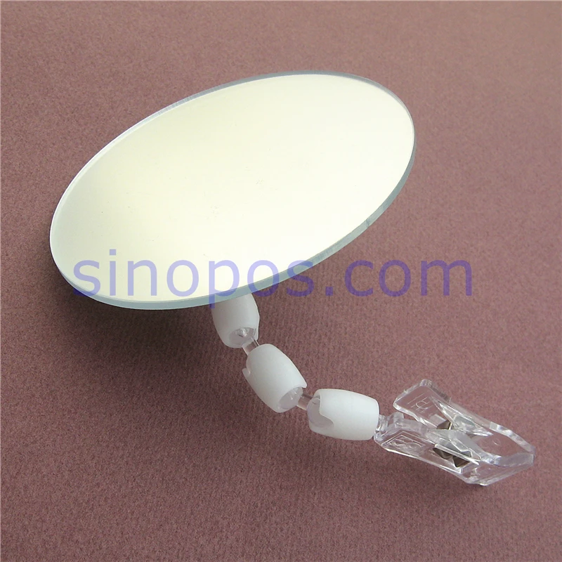 Pop Clip On Mirror 10cm Headwear Wig Jewelries Cosmetic