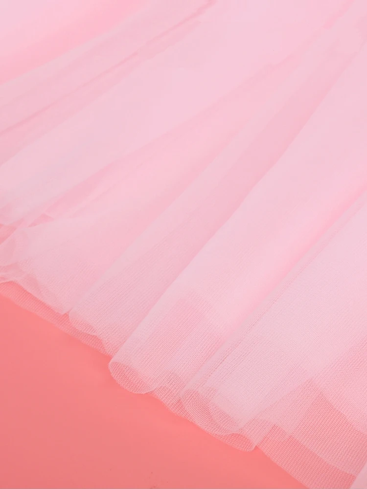Длинная балетная юбка-пачка, 80 см, розовый, красный, белый, черный цвет, сетчатая кружевная балетная юбка для взрослых женщин, Лебединое озеро, балерина, танцевальная фатиновая юбка с эластичным поясом
