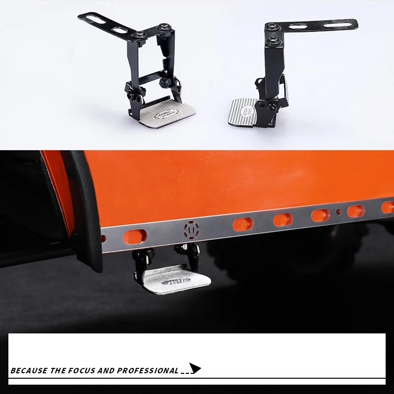 

2pcs 1/0 Simulation Activity Pedal For 1/10 Rc Crawler Car Traxxas Trx4 Ford Bronco Ranger