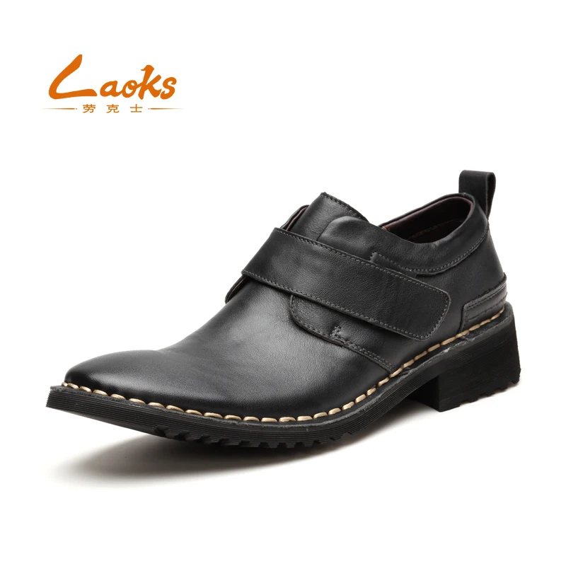 

laoks genuine leather mens dress shoes black brown