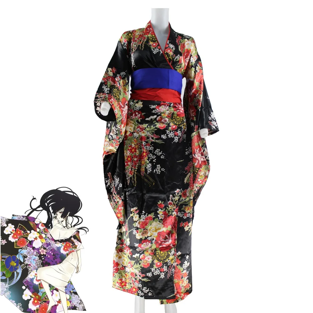 Костюм для косплея Ада супия-Изол Jigoku Shoujo Enma Ai японское кимоно горничной костюм