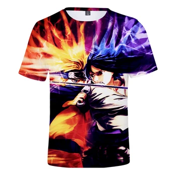 

2019 3D Harajuku t shirt Naruto Men/Women Fashionable Summer Hot Short sleeve Casual Naruto 3D T-shirt