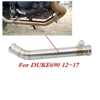 

Middle Pipe For KTM DUKE 690 2012 to 17 18 2019 Slip-on Motorcycle Muffler Eliminator Exhaust Moto Escape Enhanced Air Pressure