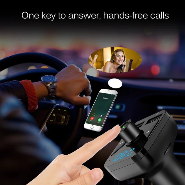 FORNORM Car MP3 Music Player with FM Wireless Hands-free Bluetooth Car Kit Support Folder Switch Voltmeter TF Card U Disk