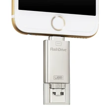 KISMO USB Flash Drive Disk USB Metal OTG USB Drive for iOS iPhone 6s plus 5s 64gb iPad mini iPod Android 16gb 32gb 128gb