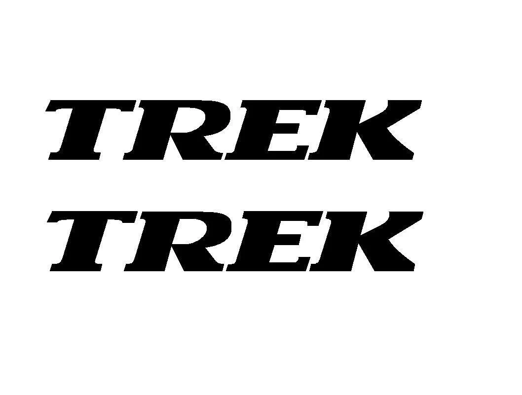 

For 2Pcs (2) Trek Mountain Bikes Decal Vinyl Bumper Window Sticker Car Styling