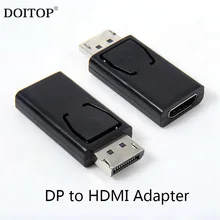 20Pin DP To HDMI DVI Adapter ABS Display Port Adapter Support 10.8Gbps 1080P Video Audio Transmiission Display Port To HDMI DVI