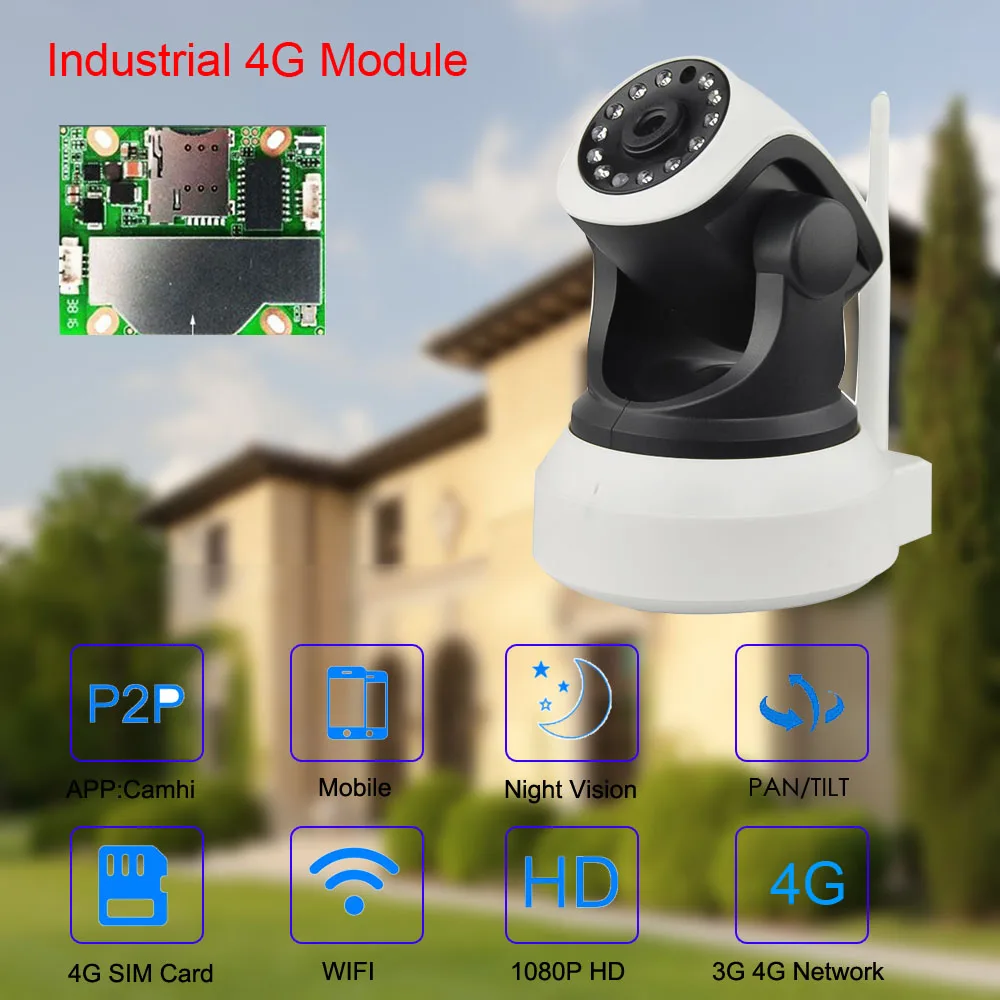 3g 4G камера Встроенный аккумулятор GSM sim-карта камера беспроводная wifi Домашняя безопасность 1080P HD видеонаблюдение Видео IP камера