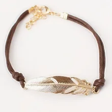 Европейская и американская мода, новые простые ювелирные изделия, женский кожаный плетеный браслет, Прямая от производителя