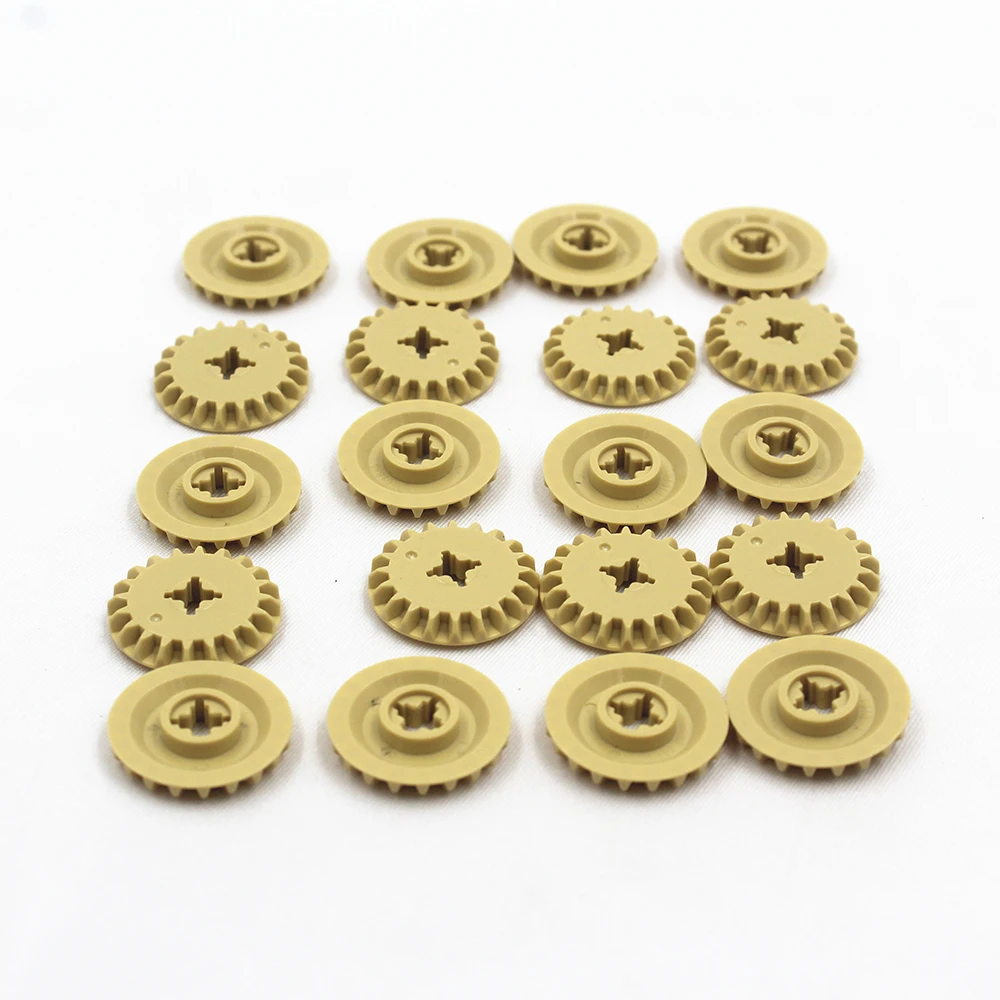 Technic Gear BEVEL GEAR Z20 20Pcs Compatible With Lego Technic Building Blocks Bulk Parts Kids Toys