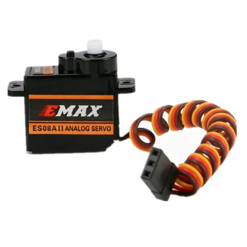 4 шт./лот EMAX ES08A II цифровой сервопривод 9g Высокочувствительный Мини Sub микро для