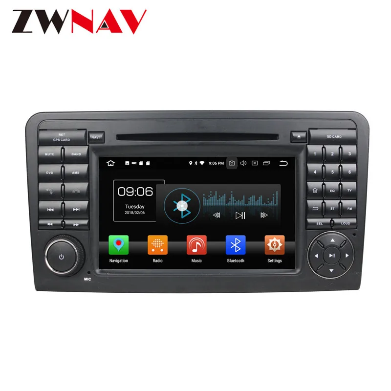 Cheap Android 8 Car DVD Player GPS navigation For Mercedes Benz ML CLASS W164 2005-2012 head unit multimedia player tape 0