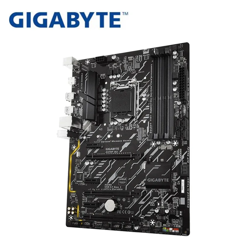 Для Gigabyte GA-Z370P-D3 оригинальная новая материнская плата Z370 розетка LGA 1151 DDR4 USB3.0 SATA3.0 DVI+ HDMI