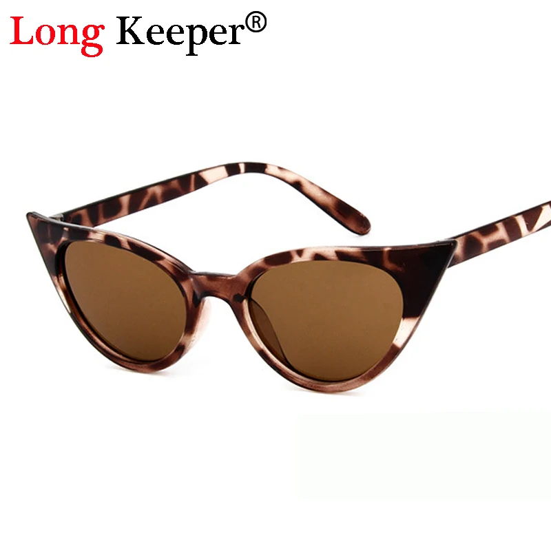Очки Long Keeper новые женские солнцезащитные очки кошачий глаз винтажные зеркальные