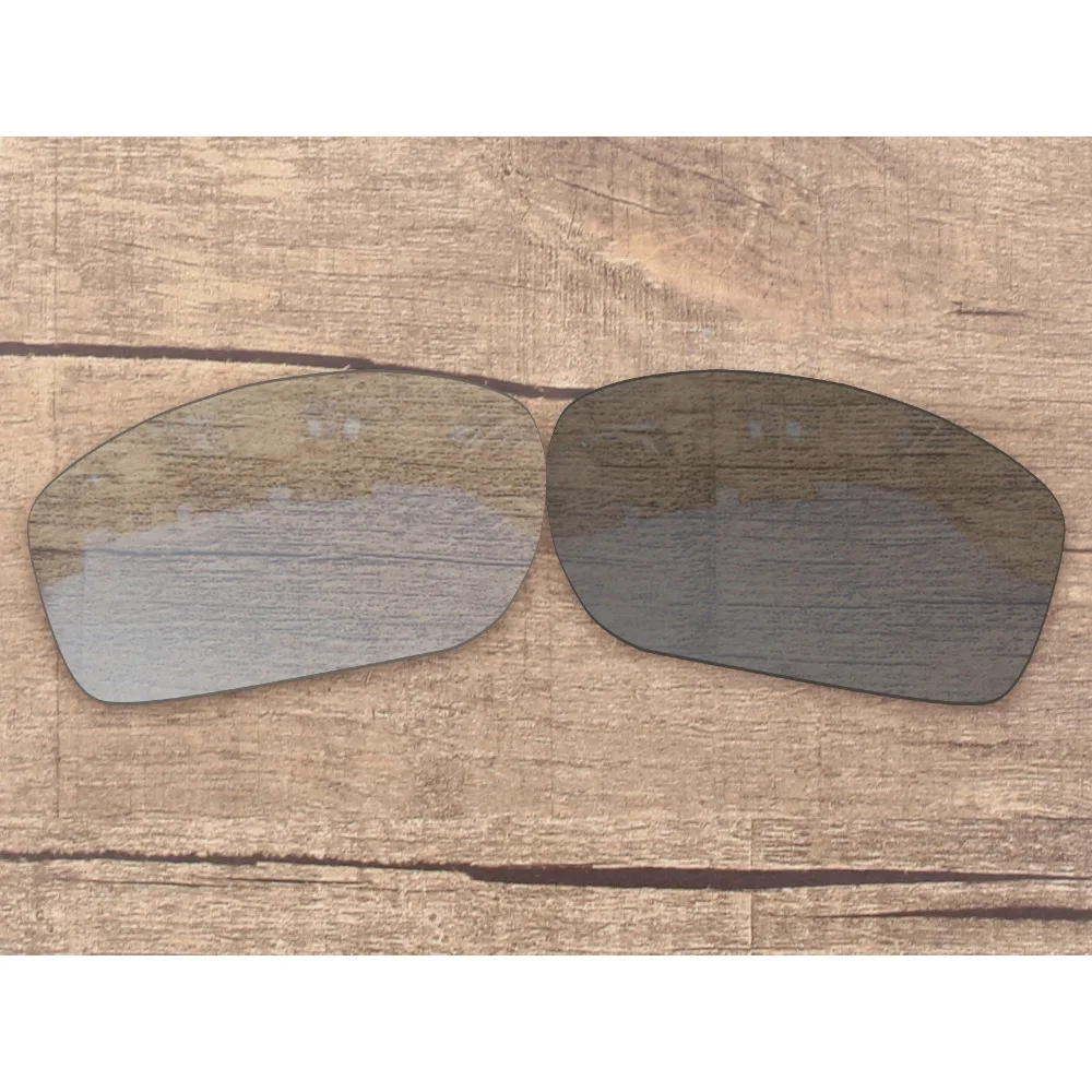 Vonxyz Grigio Fotocromatiche Specchio Occhiali Da Sole Polarizzati Lenti Di Ricambio Per-Valvola Di Oakley Nuovo 2014 Telaio