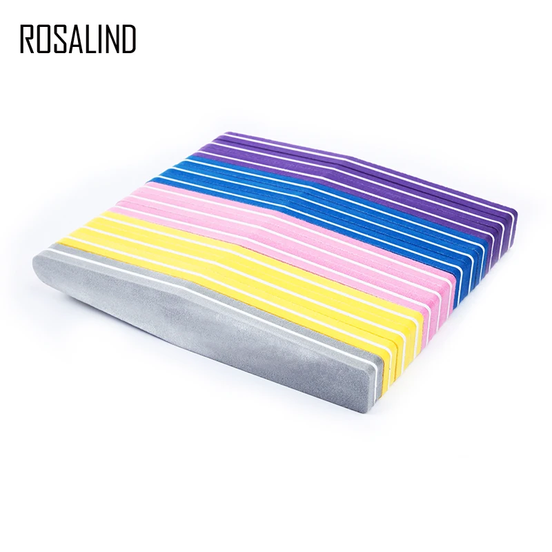 ROSALIND 1 шт. пилочка для ногтей, буферная полировка, тонкие губки для акриловых ногтей, инструменты для маникюра, пиления ногтей