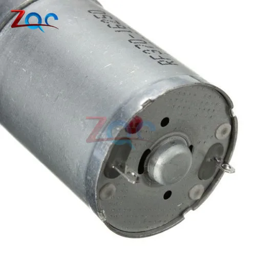 Motor del engranaje de reducción de velocidad de Motor eléctrico 12 V DC 60 rpm poderoso par 25mm Motor del engranaje de reducción de velocidad de Motor eléctrico 12 V DC 60 rpm poderoso par 25mm