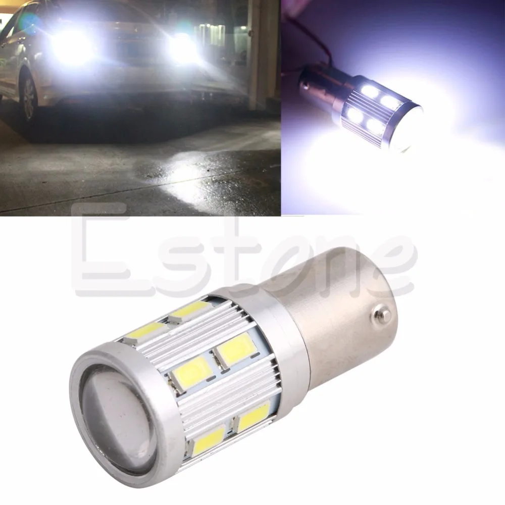 

HNGCHOIGE 1 PC 12V 1156 BA15S P21W 5630 12 SMD LED Lamp Turn Signal Reverse Tail Light White Lights