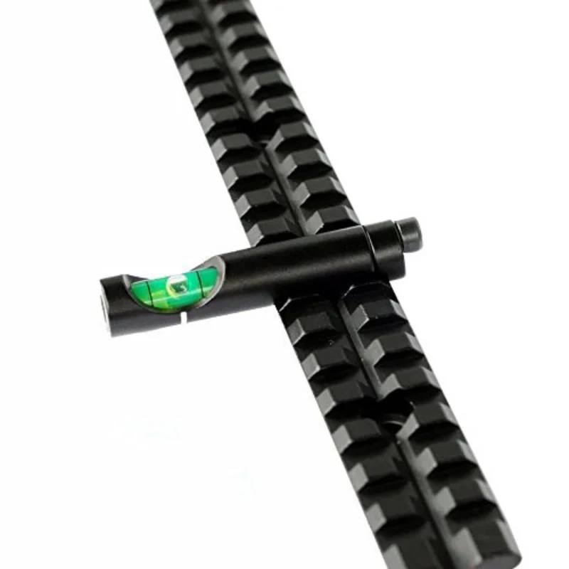 المعادن الروح فقاعة المستوى ل 20mm Picatinny السكك الحديدية ويفر بندقية النطاق البصري جبل W8