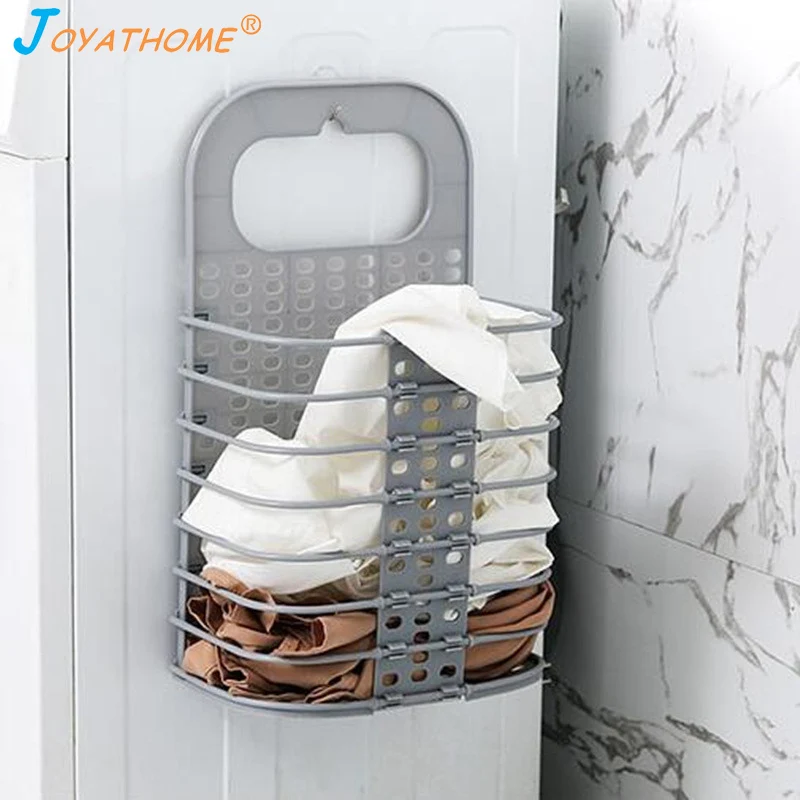 

Joyathome Foldable Plastic Bathroom Laundry Basket Storage Hamper for Toiletry Toy Dirty Clothes Bathroom Organizer
