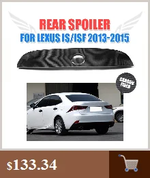 Для Lexus IS F седан IS200t IS250 IS300 IS350 2013- стайлинга автомобилей задний багажник спойлер крыло багажника для губ углеродного волокна/FRP