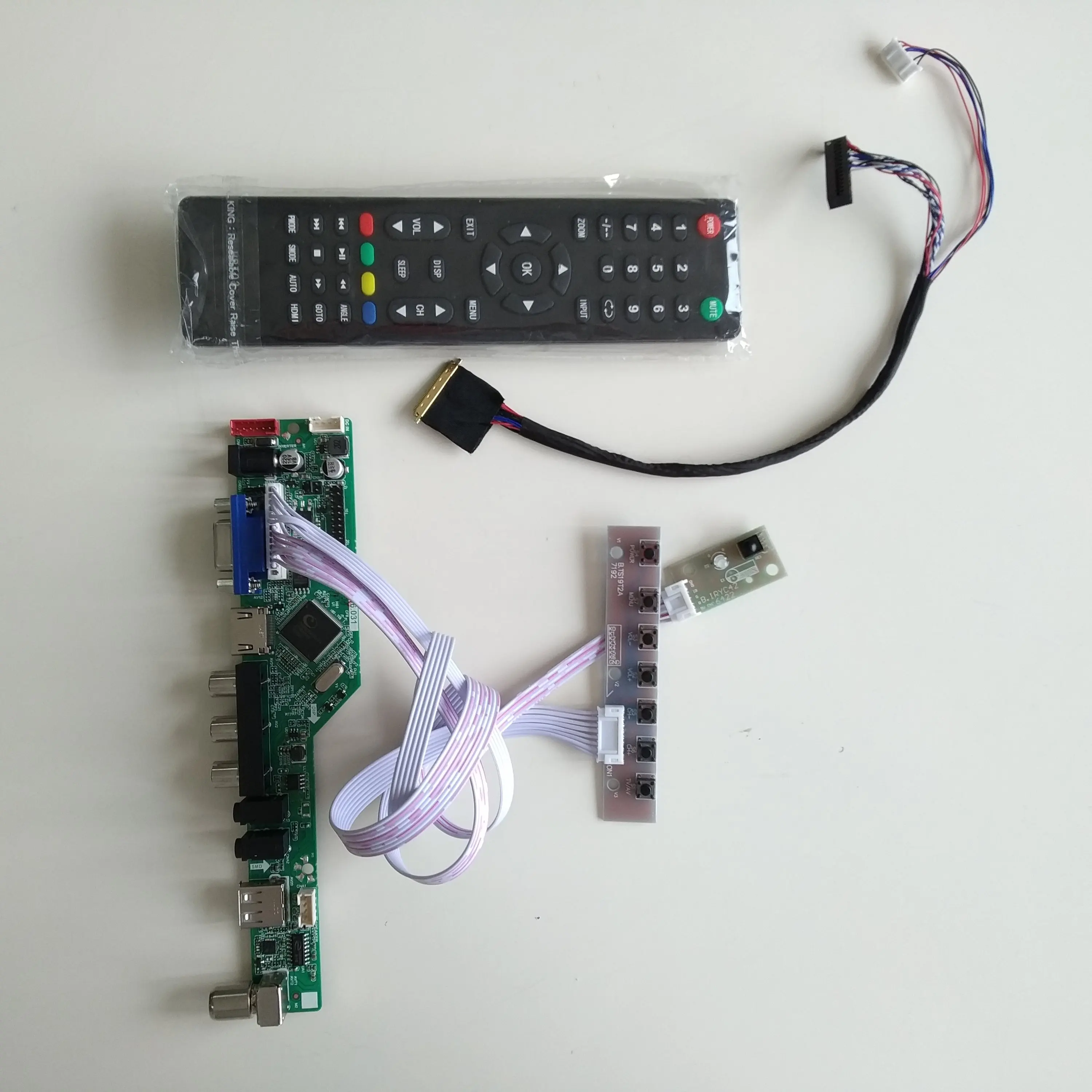 

For LP173WF1-TLA2/TLB1 LP173WF1-TLB2/TLB3 17.3" 1920Ч1080 Display TV HDMI AV VGA AUDIO LCD LED Controller Board