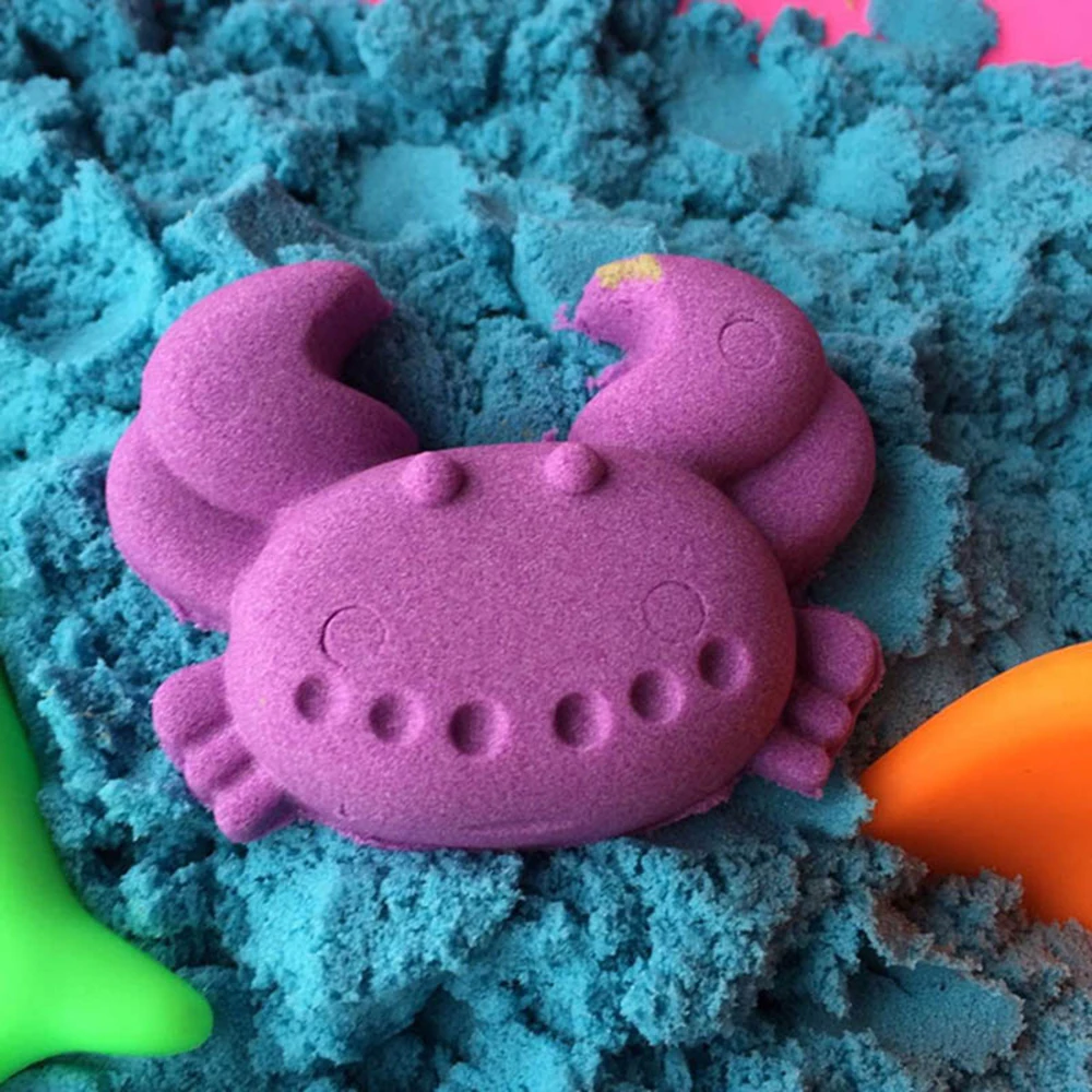 Забавные Волшебные песочные игрушки глиняные цветные мягкие динамические песочные космические Обучающие арены детские игрушки для детей
