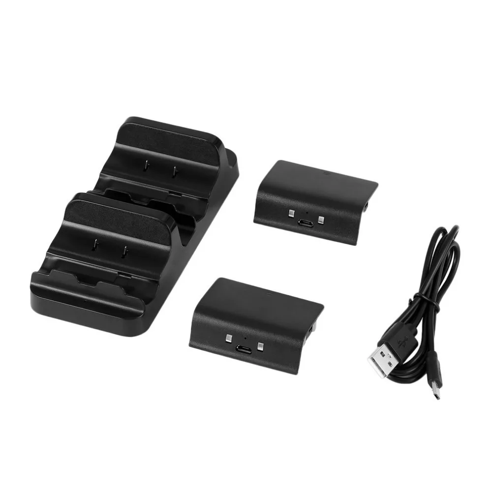 Dual Charging Dock for XBox One Wireless Controller Charger Station With Two Rechargeable