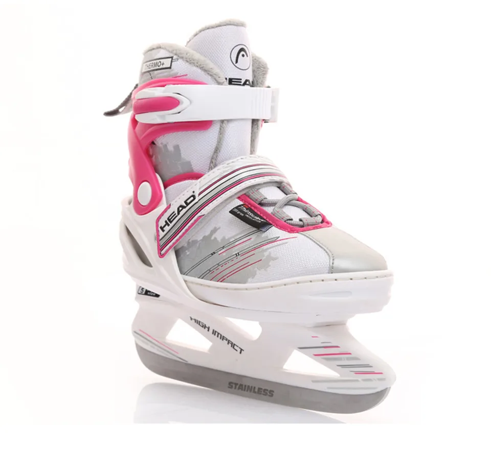 Взрослый ребенок Регулируемый ледяной скейт обувь для трюков ледяное лезвие коньки мяч нож с орнаментом хоккейный нож настоящий ледяной Скейтбординг ID12