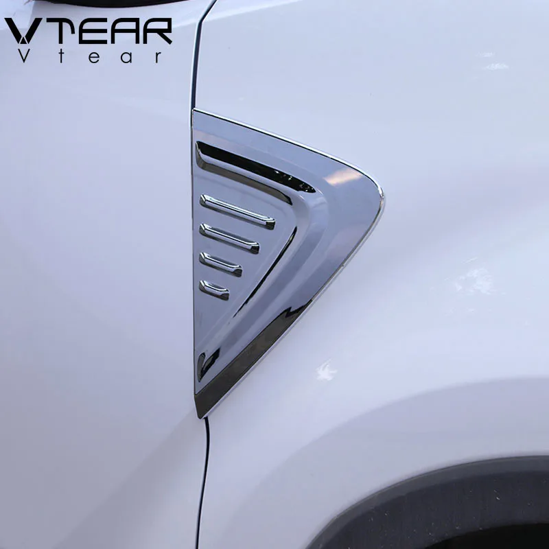 

For Toyota C-HR CHR 2018 2019 accesorios ABS Chromium Styling Front Side Fender Vents Air Outlet Lamp Trim Side Cover Matte