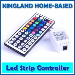LED контроллер 44 ключей светодиодных ИК Панели управления RGB светодиодные фонари контроллер ИК-пульт дистанционного Диммер DC12V 6a для RGB 3528 5050