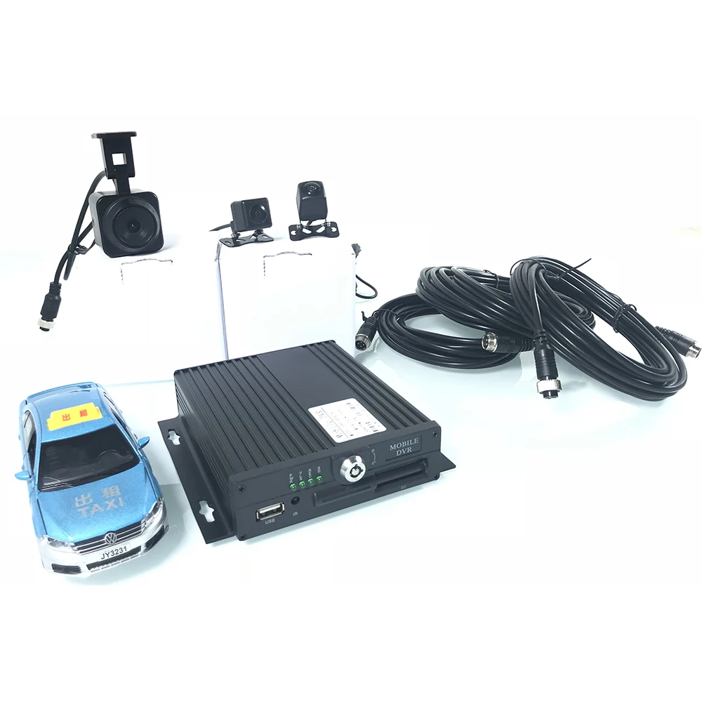 960 P HD audio e video 4-canali SD card locale macchina PAL/NTSC sistema di taxi kit di monitoraggi